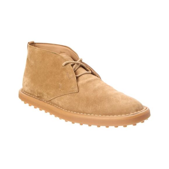 Tod’S Suede Sneaker, Beige - Picture 1 of 5